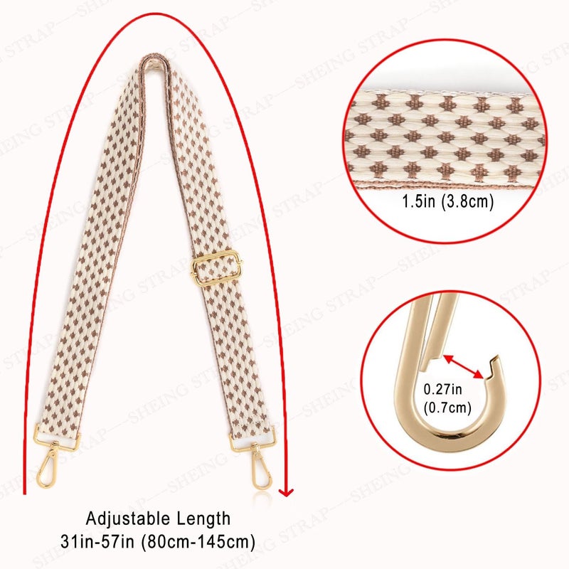 Shein Purse Strap Replacement Crossbody Handbag Shoulder Strap Adjustable - Image 4